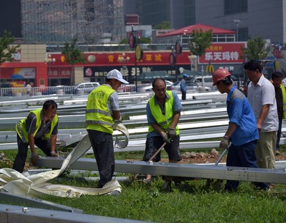 第22屆啤酒節(jié)大棚7月底完工