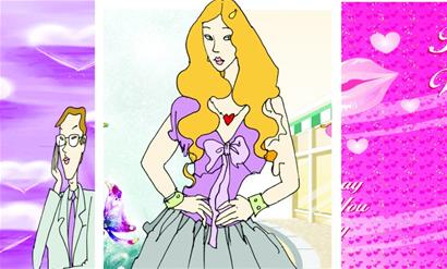 美女愛上帥哥網友 婚后遭家暴